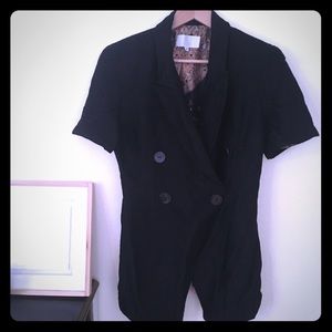 Vintage Badgley Mischka Black Blazer Dress